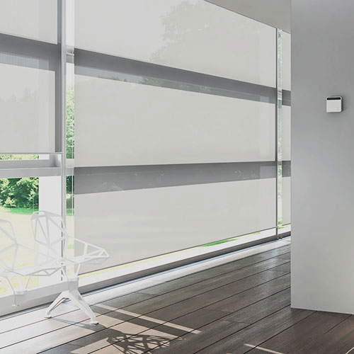 Nice automated roller blinds and wall switch
