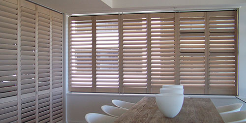 Timber Shutters in Dining Room